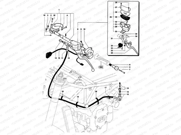 Handlebar Assembly Left