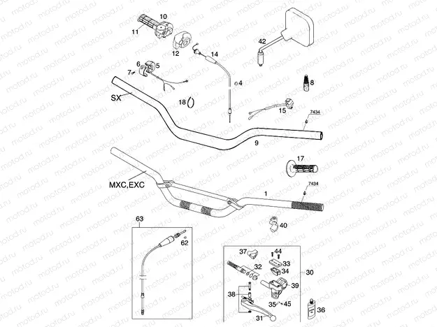 HANDLEBAR, CONTROLS