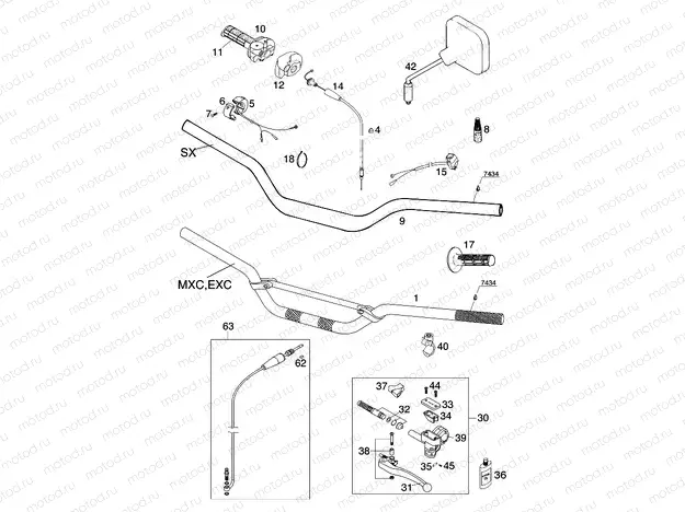 HANDLEBAR, CONTROLS