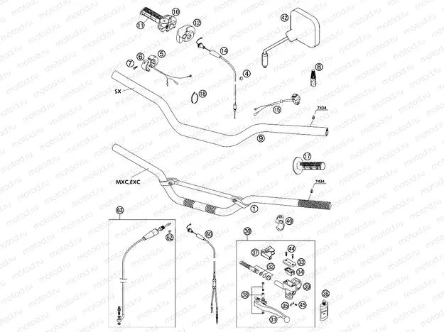 HANDLEBAR, CONTROLS