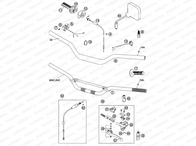 HANDLEBAR, CONTROLS