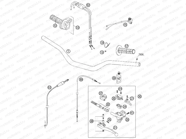 HANDLEBAR, CONTROLS