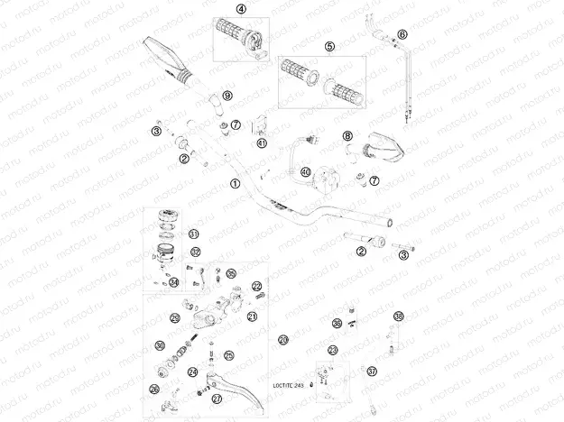 HANDLEBAR, CONTROLS