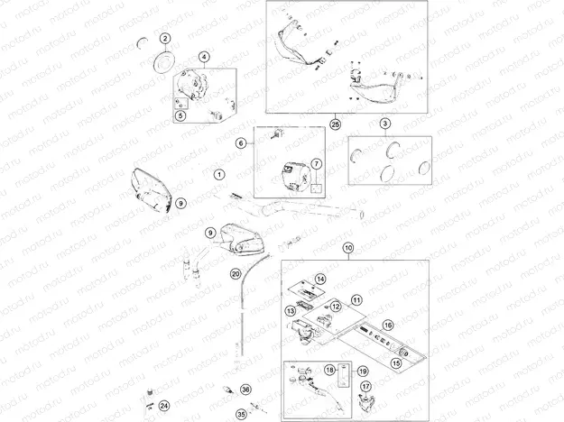 HANDLEBAR, CONTROLS