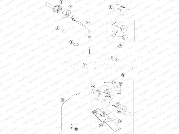 HANDLEBAR, CONTROLS
