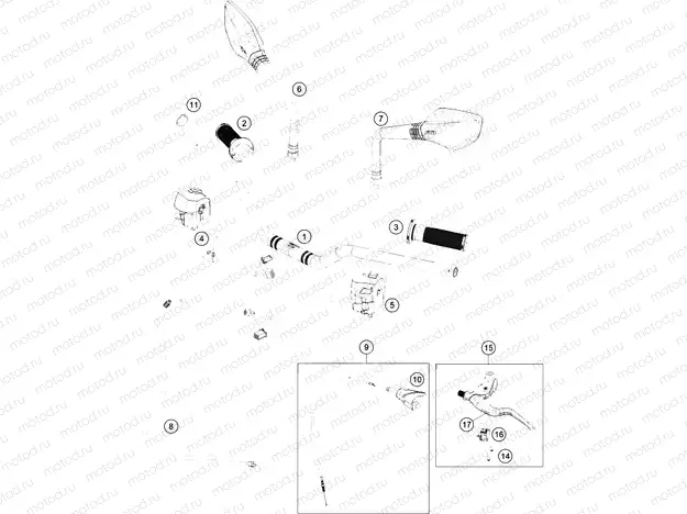HANDLEBAR, CONTROLS