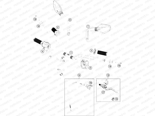 HANDLEBAR, CONTROLS
