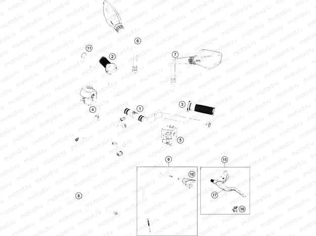 HANDLEBAR, CONTROLS