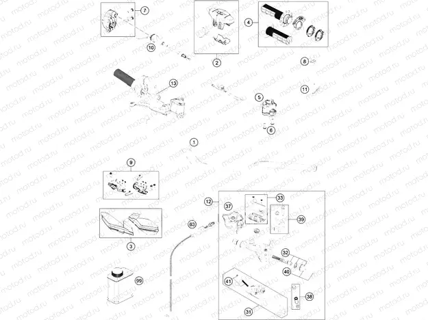 HANDLEBAR, CONTROLS