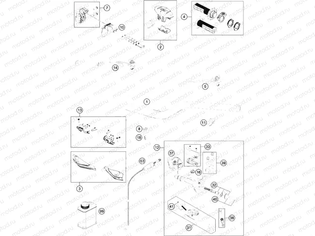 HANDLEBAR, CONTROLS