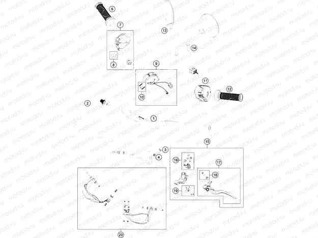 HANDLEBAR, CONTROLS
