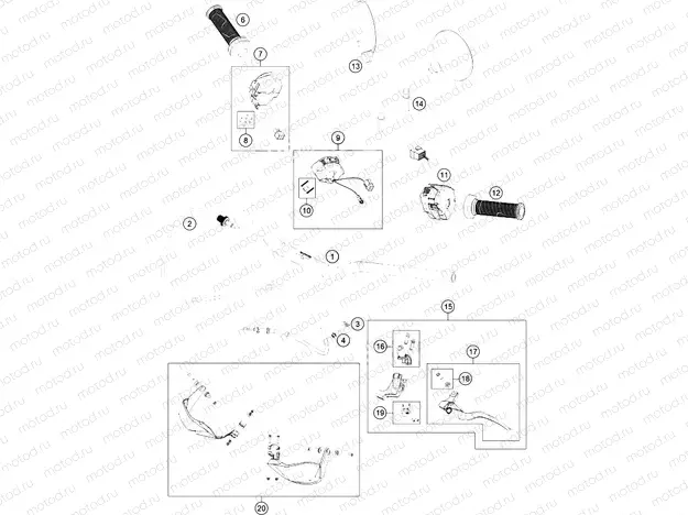 HANDLEBAR, CONTROLS
