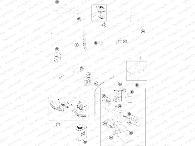 HANDLEBAR, CONTROLS|Frame|02