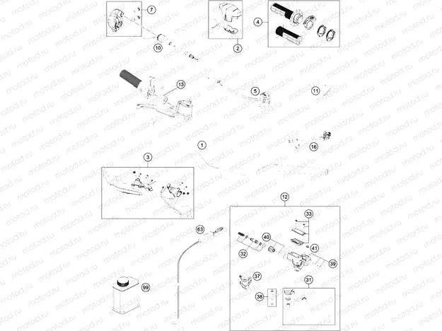 HANDLEBAR, CONTROLS|Frame|02