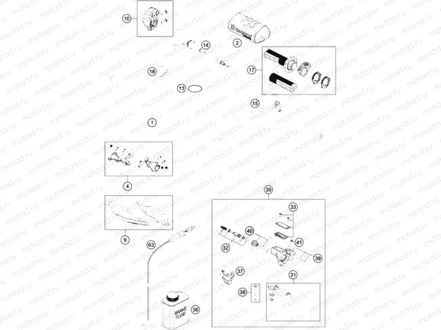 HANDLEBAR, CONTROLS|Frame|02