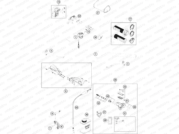 HANDLEBAR, CONTROLS|Frame|02