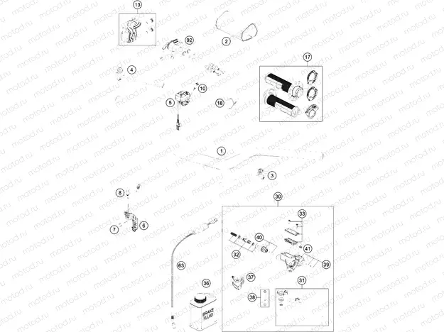 HANDLEBAR, CONTROLS|Frame|02