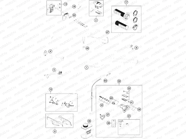 HANDLEBAR, CONTROLS|Frame|02