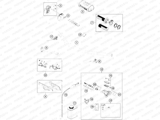 HANDLEBAR, CONTROLS|Frame|02