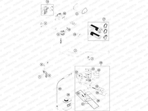HANDLEBAR, CONTROLS|Frame|02