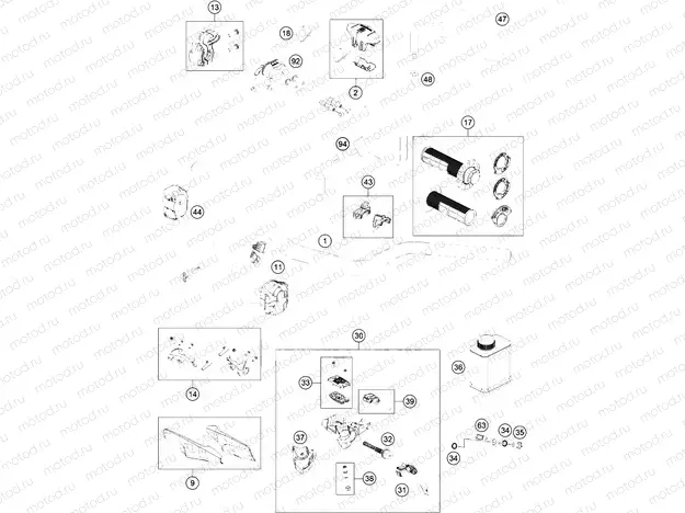 HANDLEBAR, CONTROLS|Frame|02