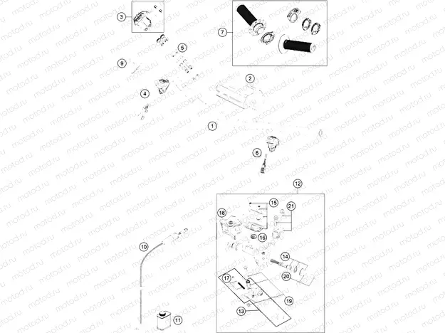 HANDLEBAR, CONTROLS|Frame|02