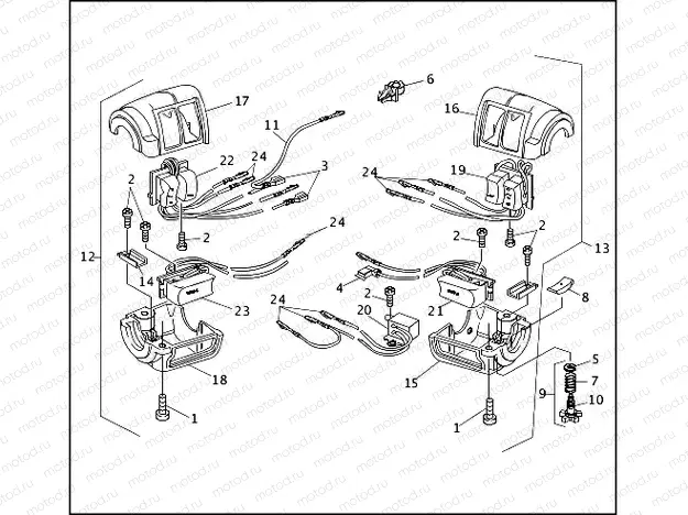 HANDLEBAR SWITCHES - 1993