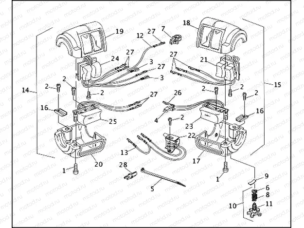 HANDLEBAR SWITCHES - 1995