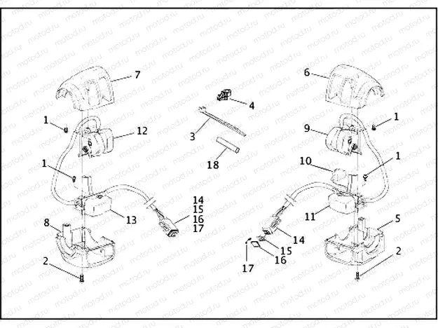 HANDLEBAR SWITCHES - 1996