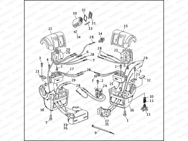 HANDLEBAR SWITCHES (2 OF 2)