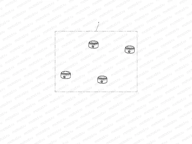 Head Bolt Cover Kit, Black