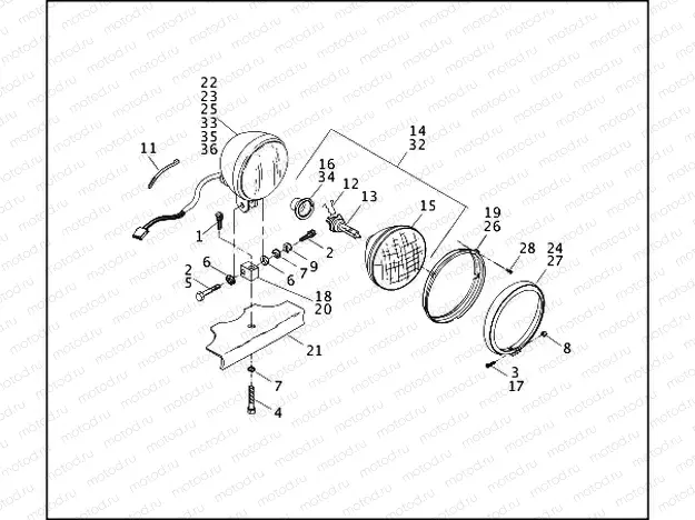 HEADLAMP (1 OF 2)