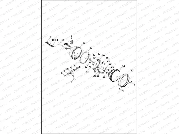 HEADLAMP - FXBB, FXLR