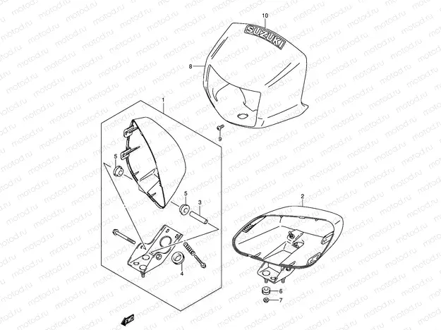 HEADLAMP HOUSING