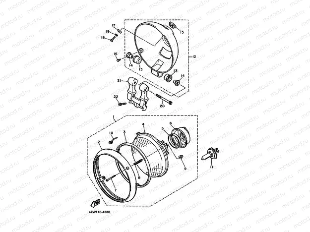 HEADLIGHT 1 (FOR XV1100)