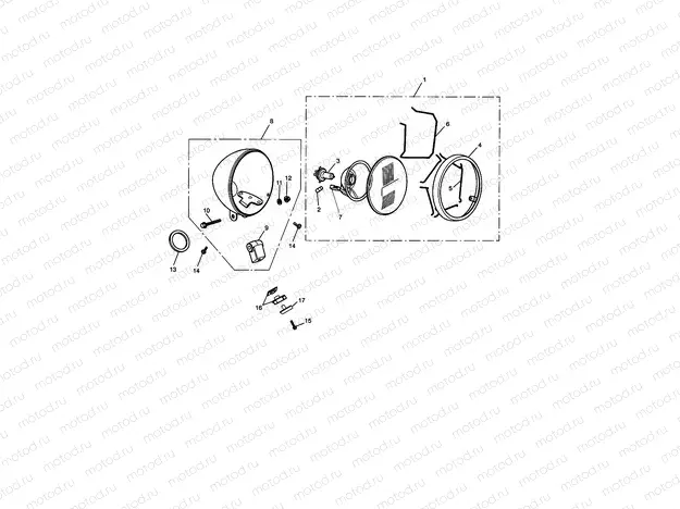 Headlight Assembly 468390