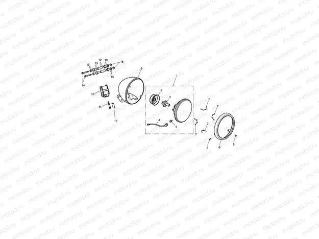 Headlight Assembly 468391