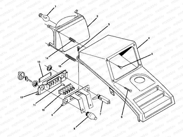 Headlight Assembly (4914781478007A) | Headlight Assembly (4914781478007A)