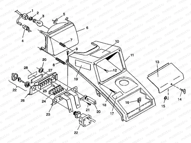 HEADLIGHT ASSEMBLY 6X6 350L S938739 (4924362436010A) | HEADLIGHT ASSEMBLY 6X6 350L S938739 (4924362436010A)