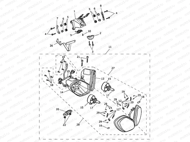 Headlight assembly