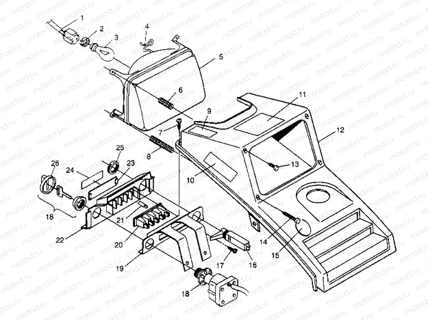 HEADLIGHT ASSEMBLY - W948130 (4926762676A013) | HEADLIGHT ASSEMBLY - W948130 (4926762676A013)