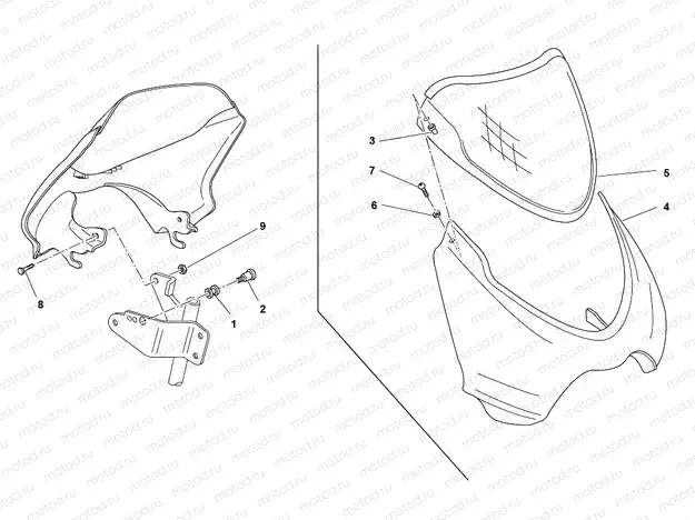 HEADLIGHT FAIRING