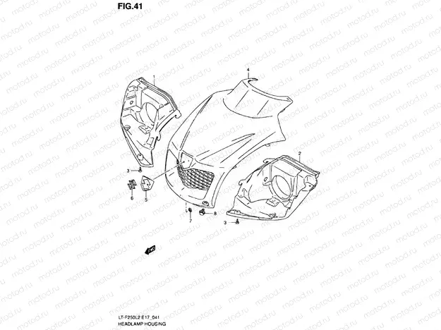 HEADLIGHT HOUSING