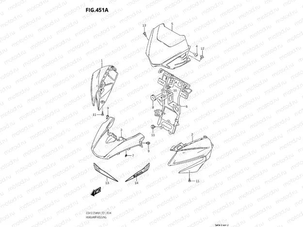 HEADLIGHT HOUSING