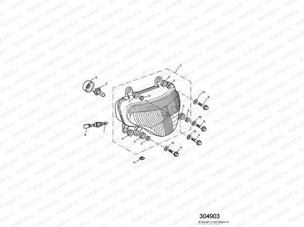 Headlight & Mountings