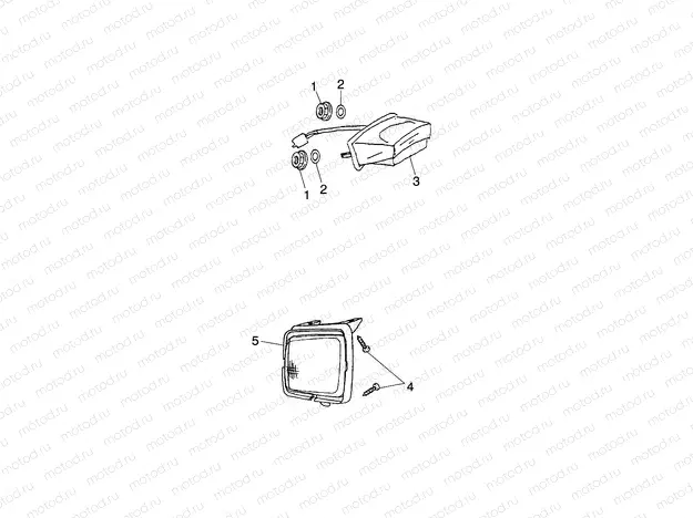 HEADLIGHT/BRAKELIGHT - A03FA09CA/CC/CD (4978857885C01) | HEADLIGHT/BRAKELIGHT - A03FA09CA/CC/CD (4978857885C01)