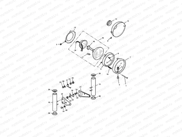 Headlight/Mountings