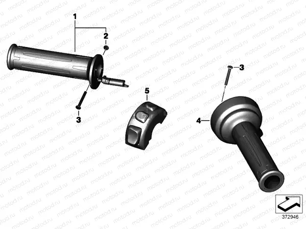 Heated handlebar grips