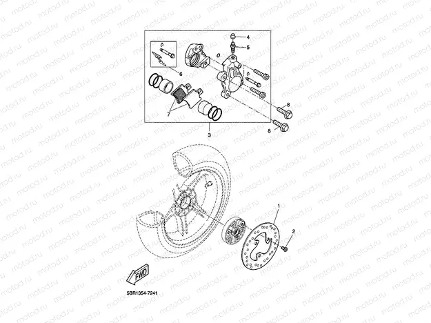 HINTERRAD BREMSSATTEL