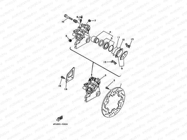 HINTERRAD BREMSSATTEL